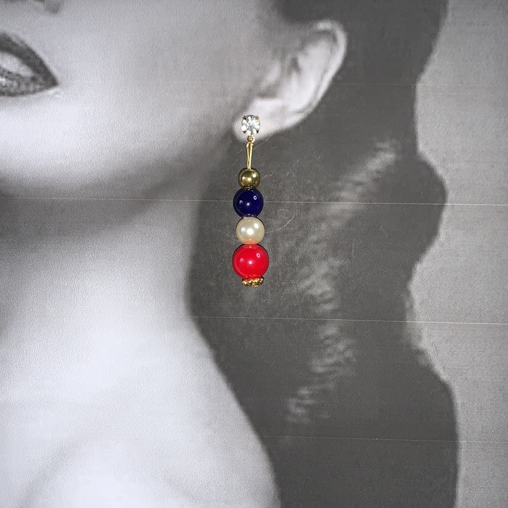 New Handcrafted 🇺🇸 Red-White-Blue Earrings